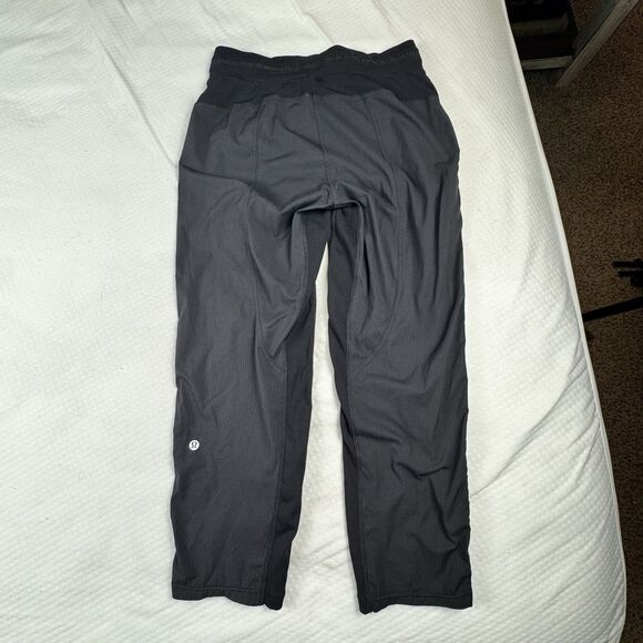 Lululemon Dance Studio Crop Pant Women 6 Black Capri Stretch Performance - Picture 5 of 7